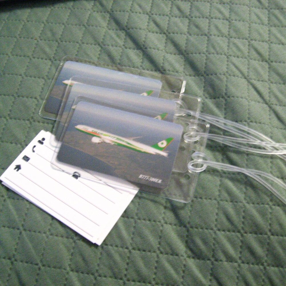 Eva Air Airlines Luggage Tags